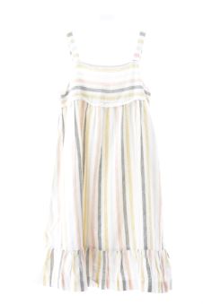 Aufwändiges Kleid 128 Coconut