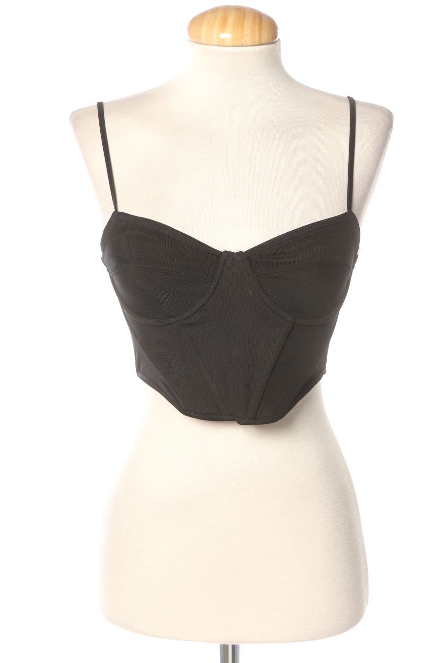 Top de Stradivarius de la talla S, de color nero