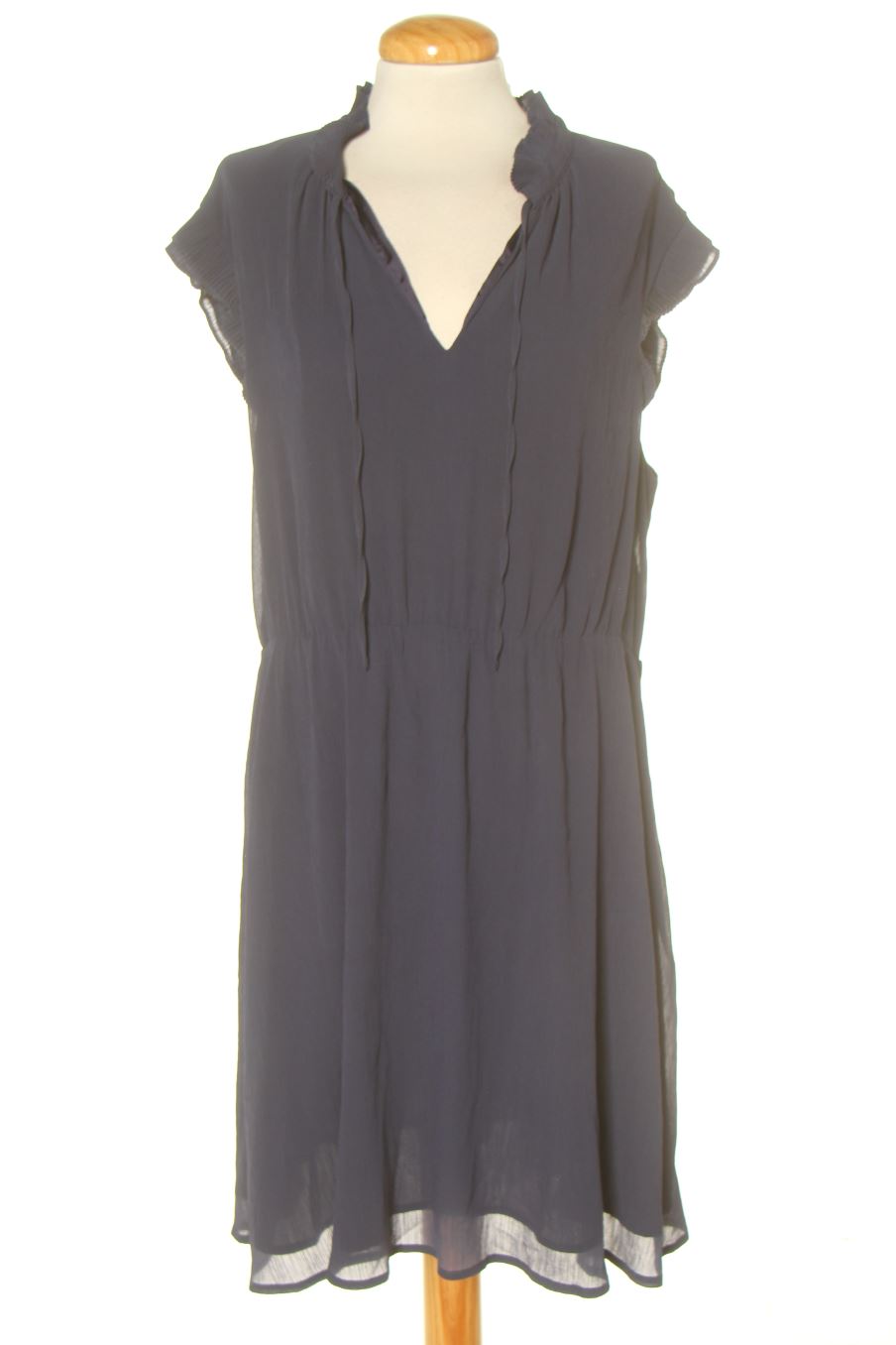 Vestido casual de H&M de la talla L, de color azul marino