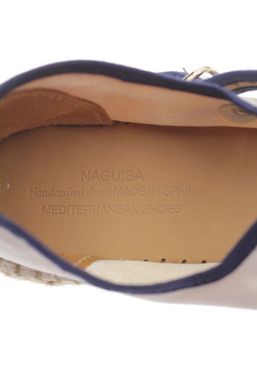 Zapatos planos de Naguisa de la talla 36, de color blanco de