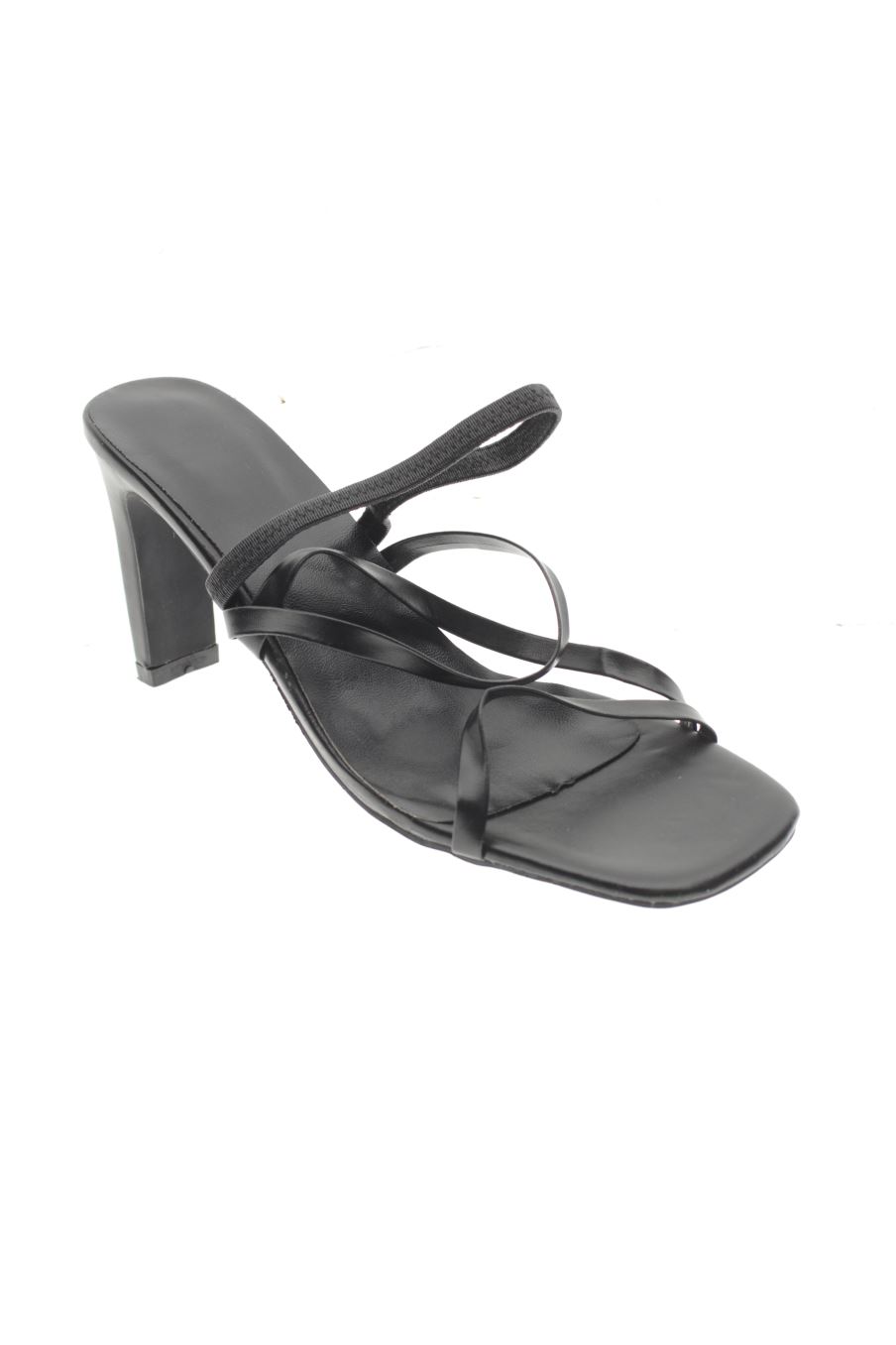 Sandalias tacon de PERCENTIL de la talla 39, de color negro de