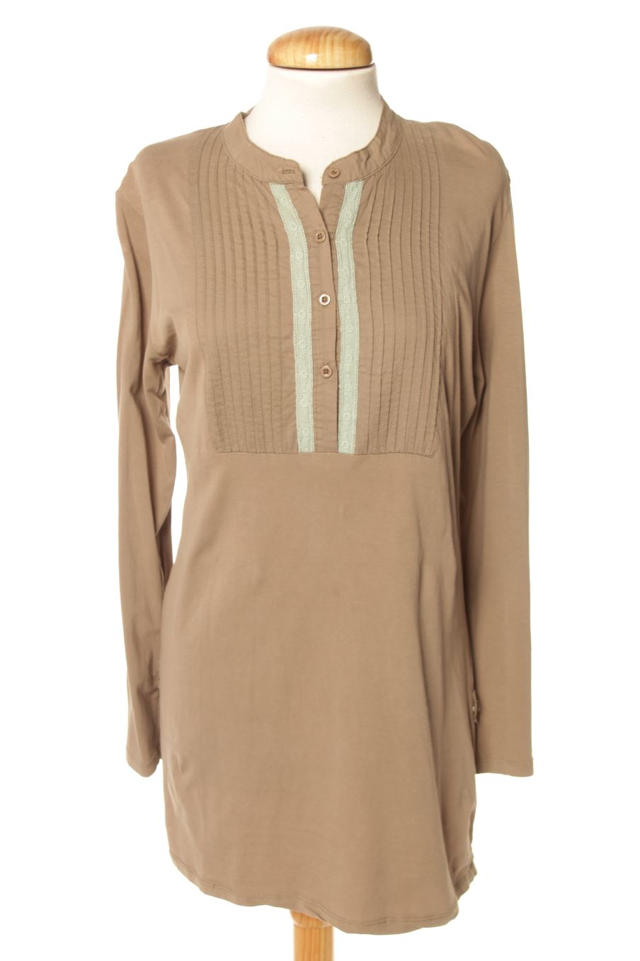 Blouse à manches longues dorado de la taille L, de couleur marron