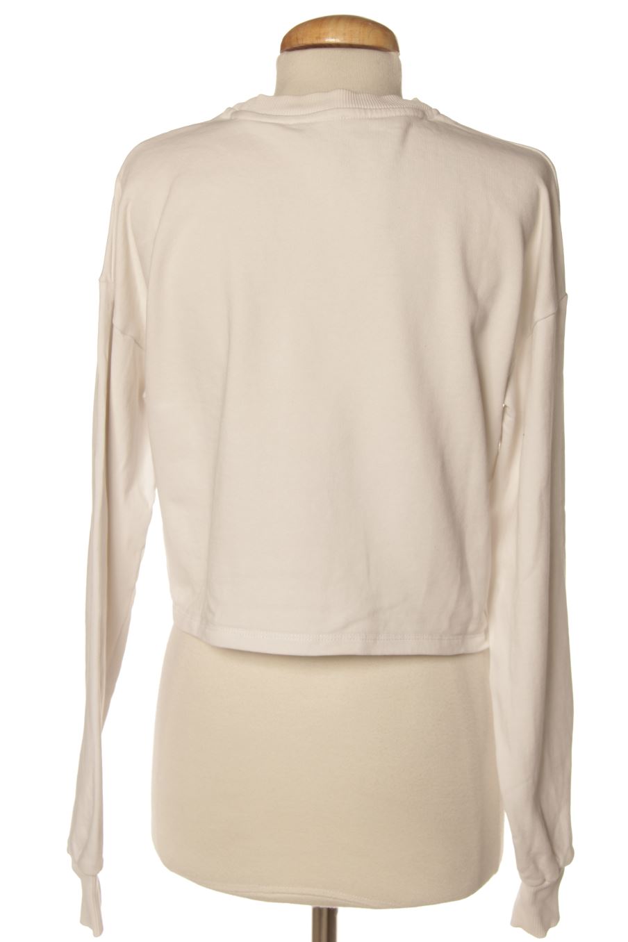Sudadera de Bershka de la talla S, de color blanco