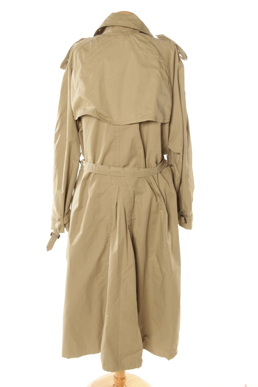Gabardina de Zara de la talla M, de color verde