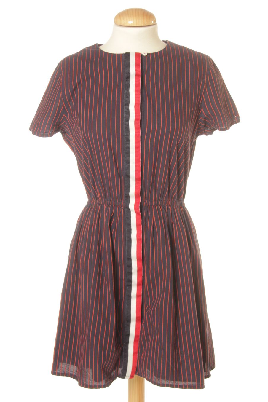 Robe casual Tommy Jeans de la taille S, de couleur rayures