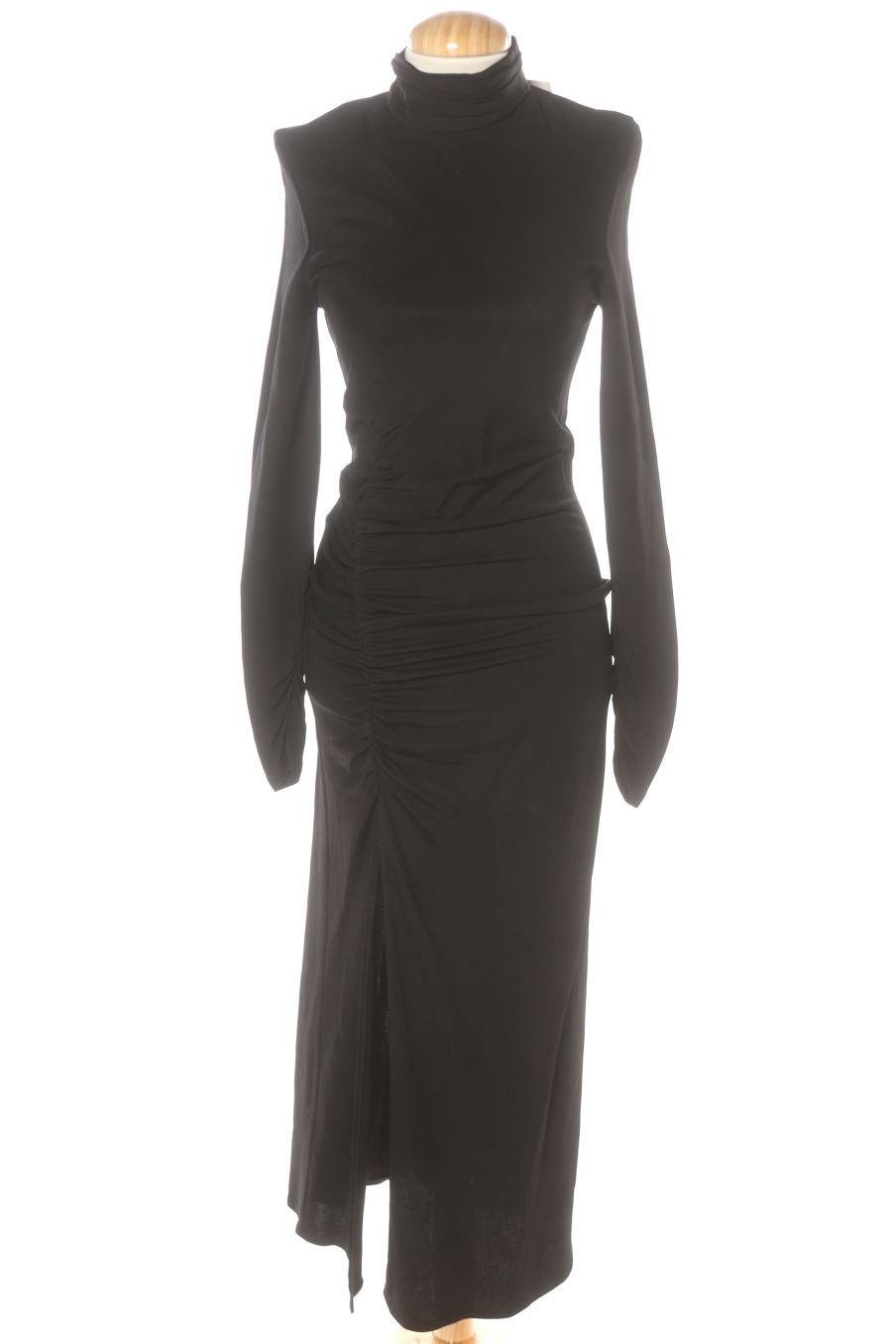 Robe casual Zara de la taille M, de couleur noir