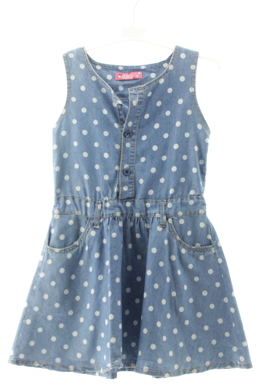 Robe Gsg de la taille 8 ans de denim de seconde main