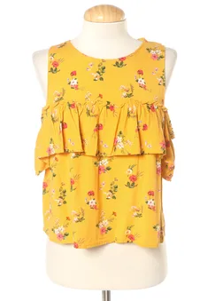 Blouse à manches courtes L Bershka, photo 1 sur 2