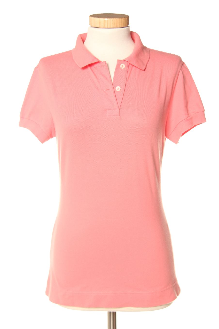 Polo de Lacoste de la talla 40, de color rosa
