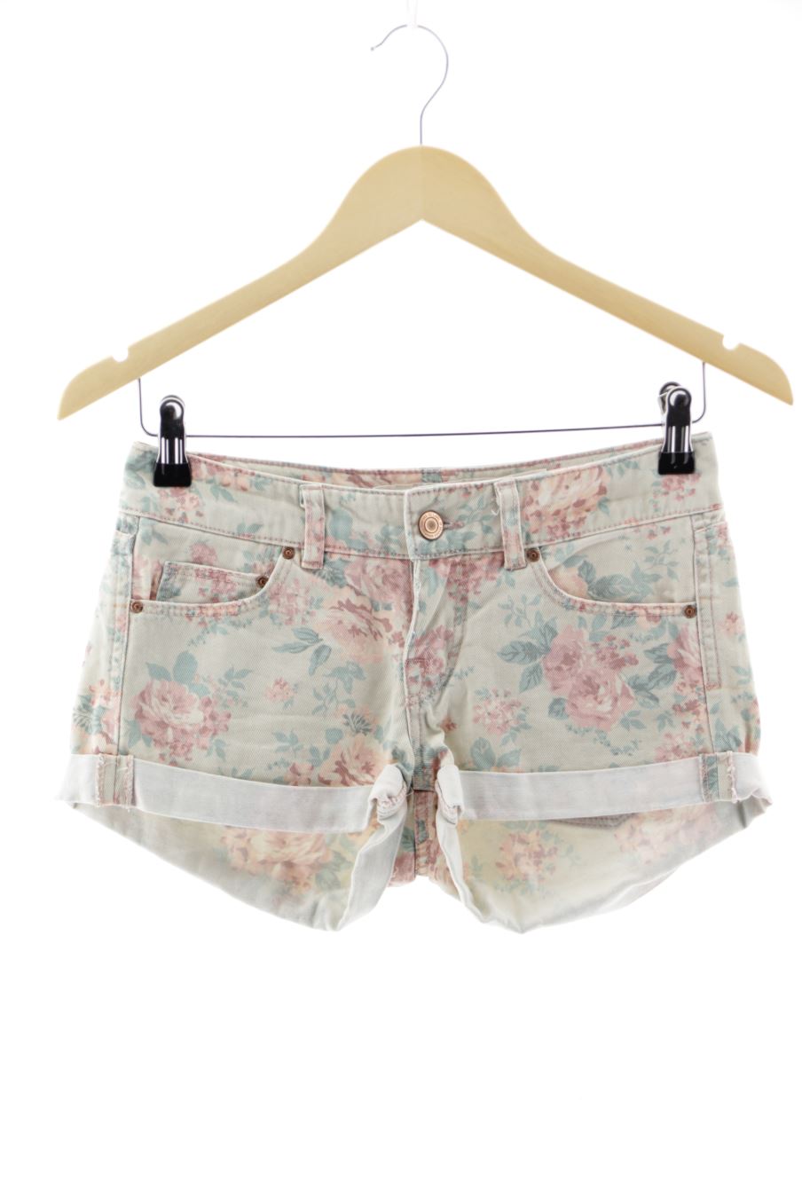 Pantalones cortos de H&M de la talla 34, de color flores