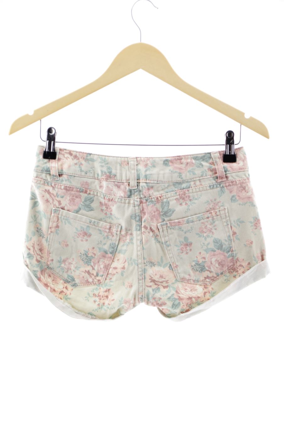 Pantalones cortos de H&M de la talla 34, de color flores