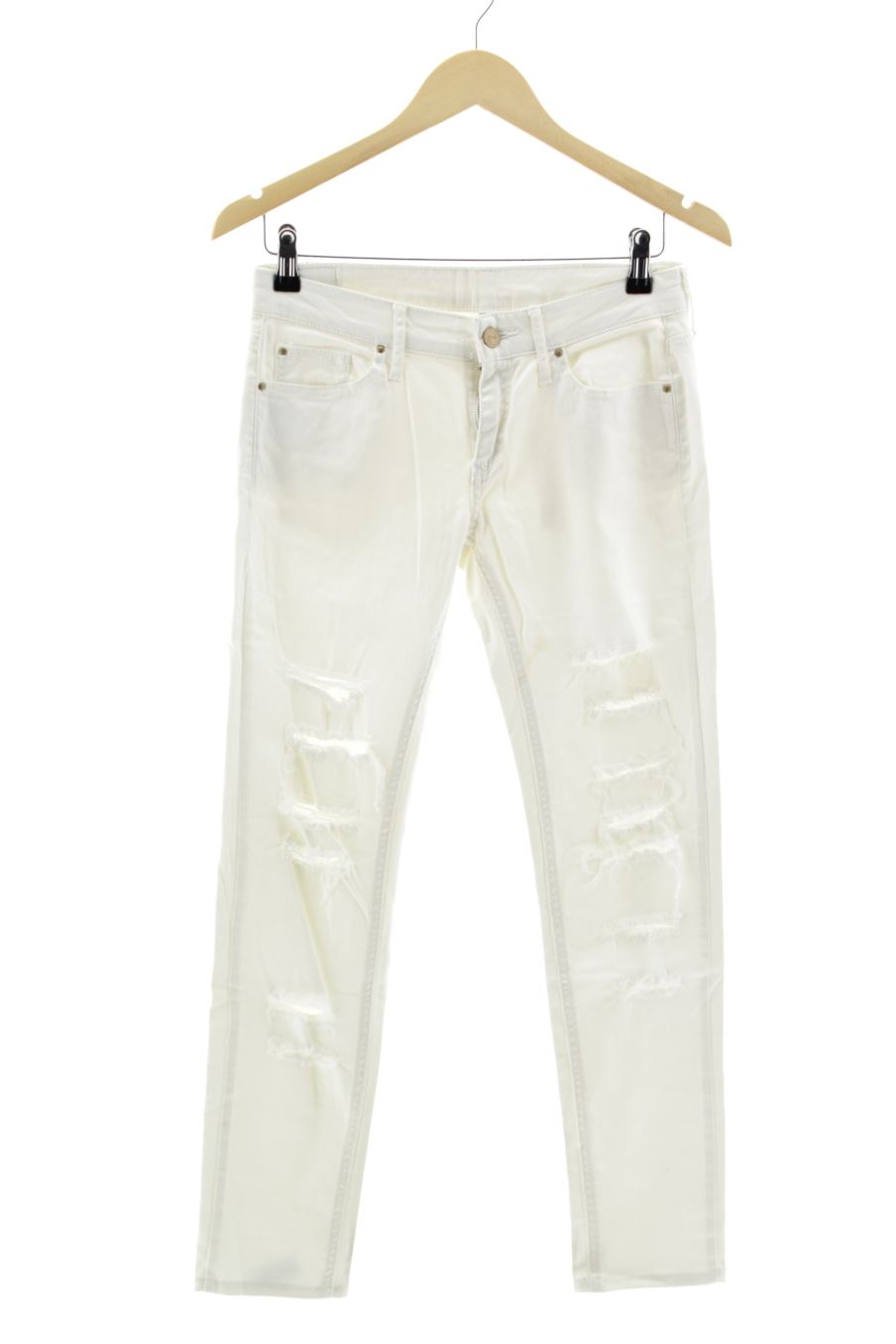 Jeans von Mango Größe 36, Farbe Weiss, aus Jeanskleidung für