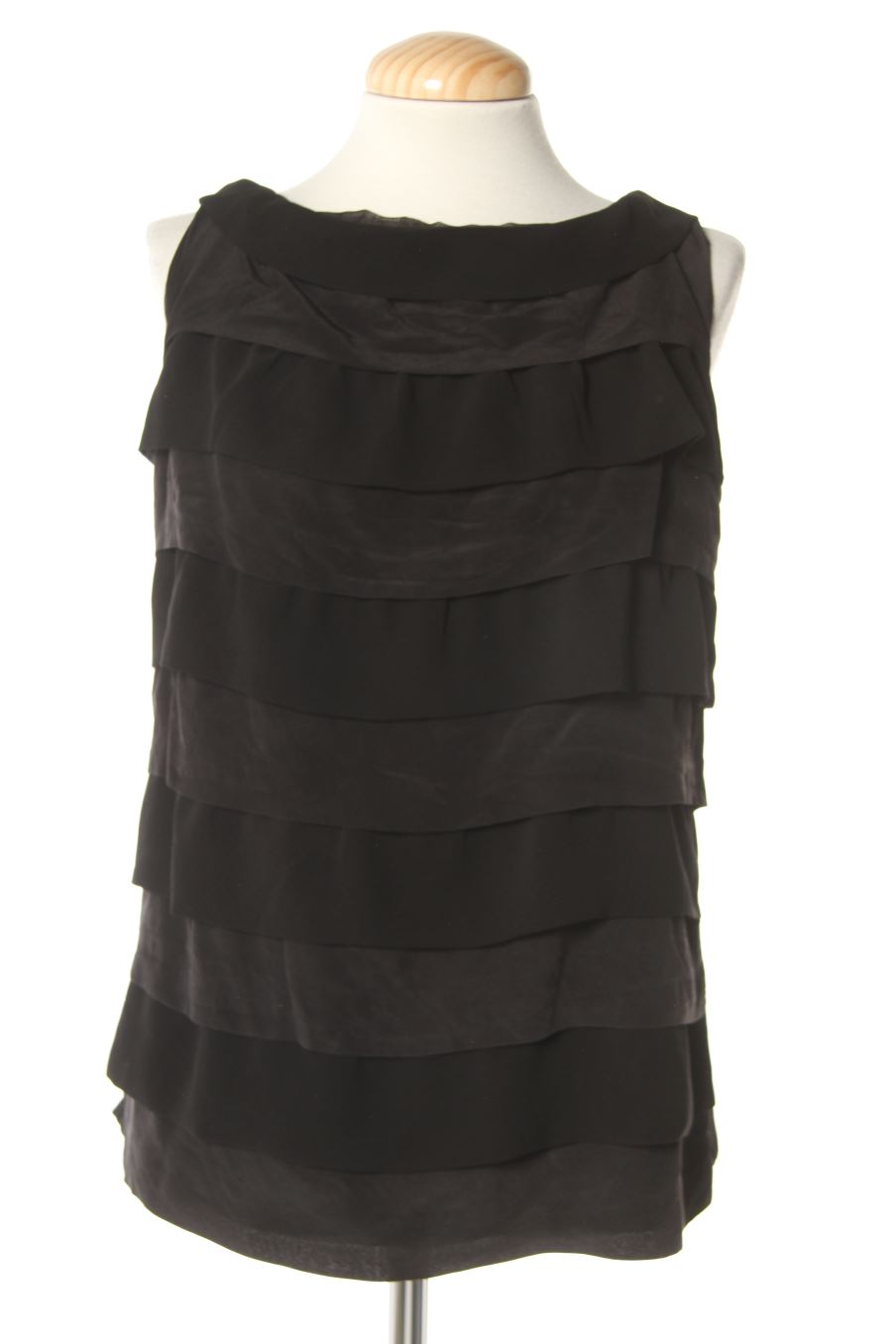 Aufwändiges Top von Phildar Größe L, Farbe Schwarz, für