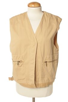 Chaleco de tela S Zara