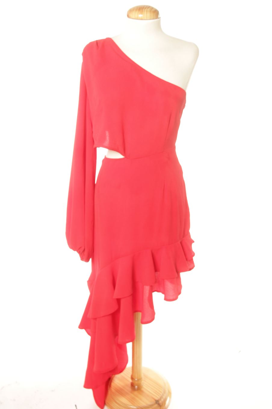 Robe Boohoo de la taille 42, de couleur rouge