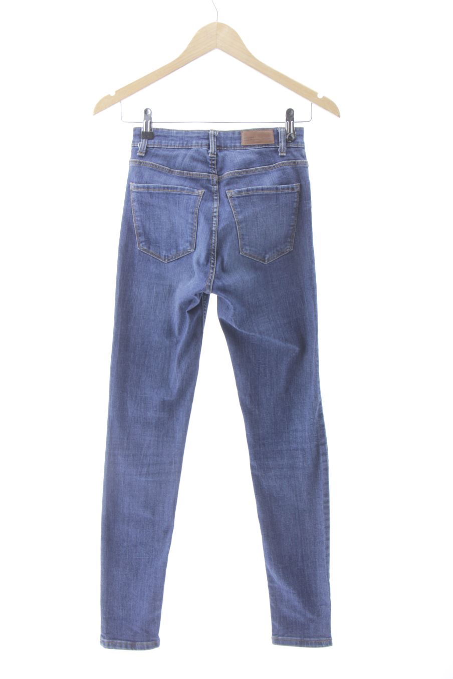 Vaquero de Bershka de la talla 34, de color azul de ropa vaquera