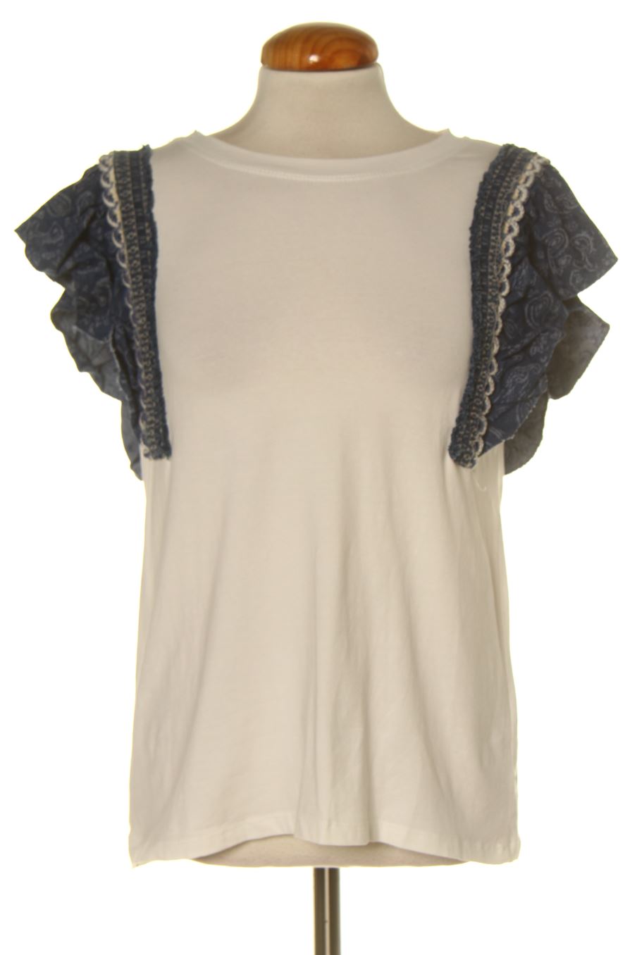 Top Made in italy de la taille S, de couleur blanc