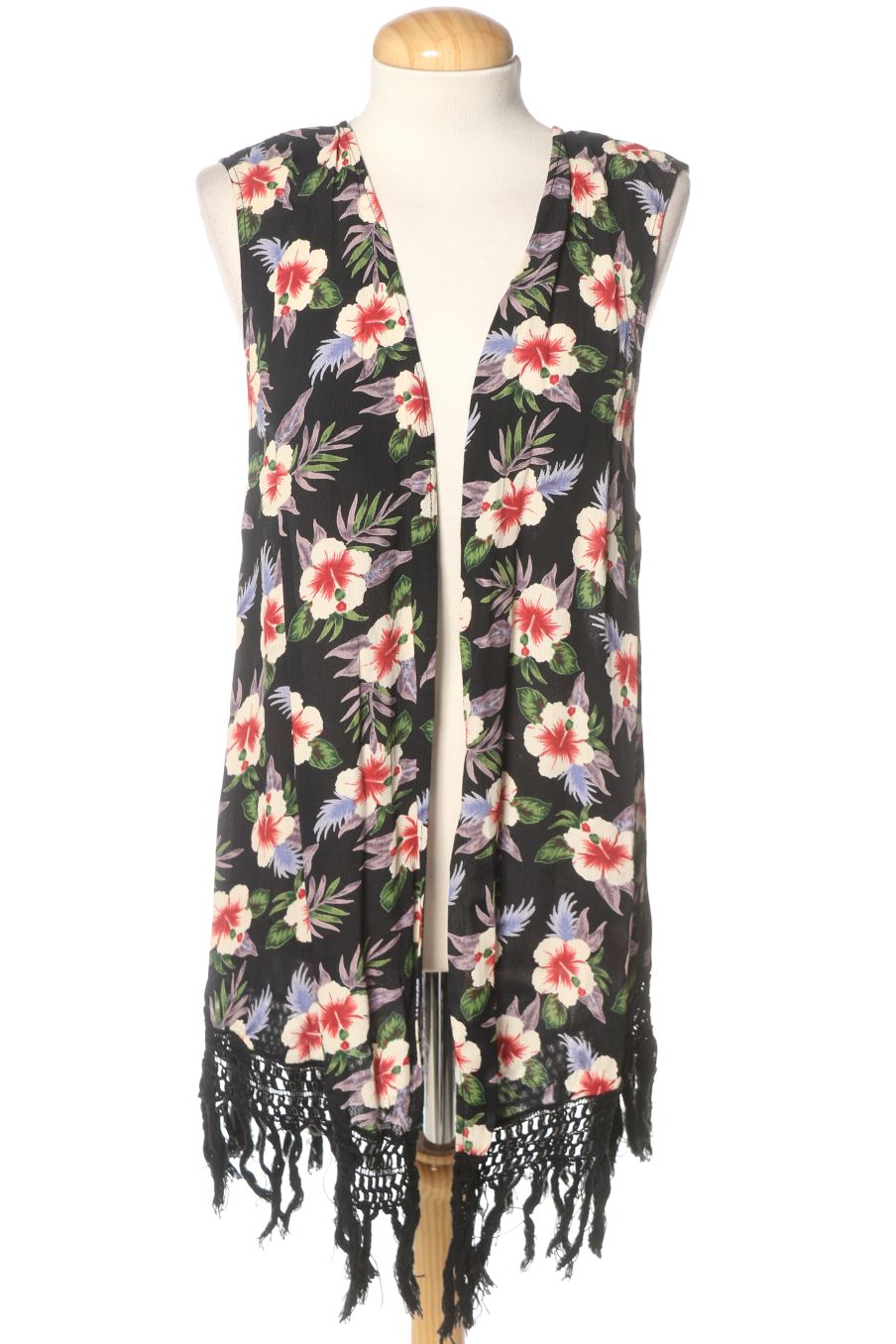 Chaleco de tela de ZARA TRAFALUC de la talla M, de color estampado