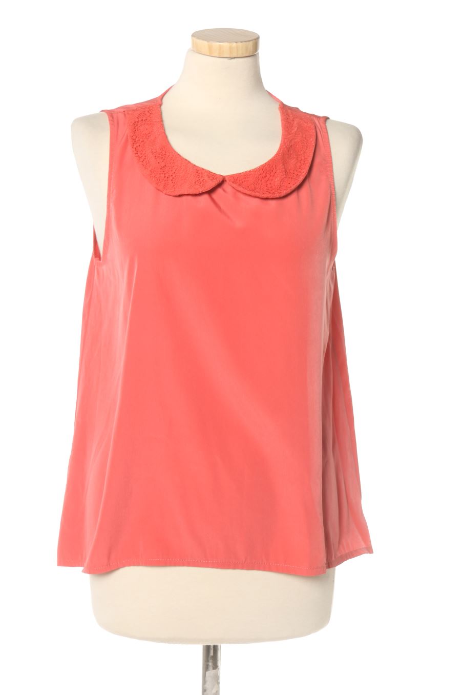 Blouse à manches courtes Promod de la taille 40, de couleur corail