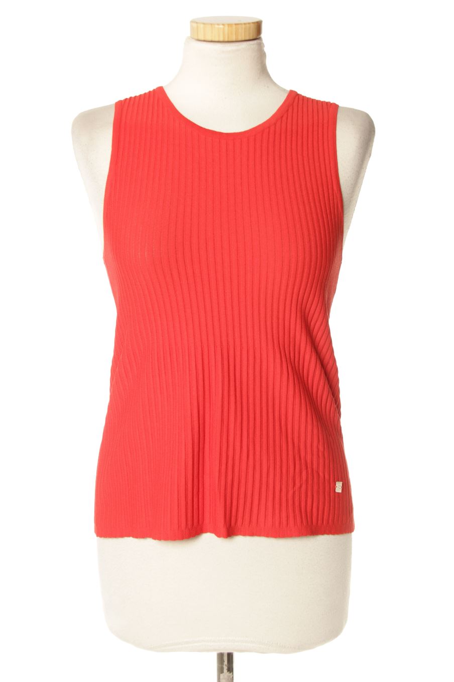 Top de Purificación García de la talla M, de color rojo