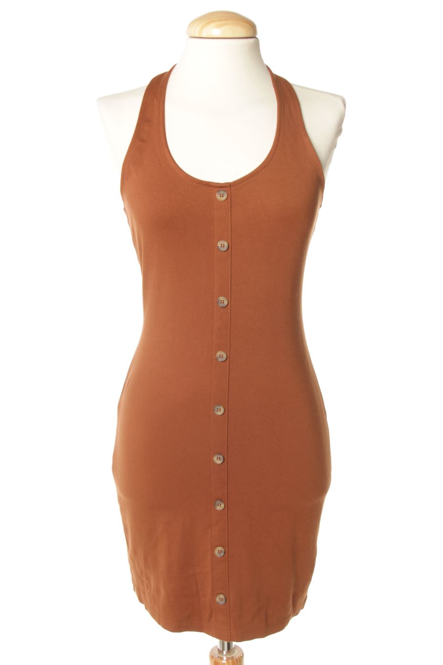 Robe casual H&M de la taille S, de couleur marron