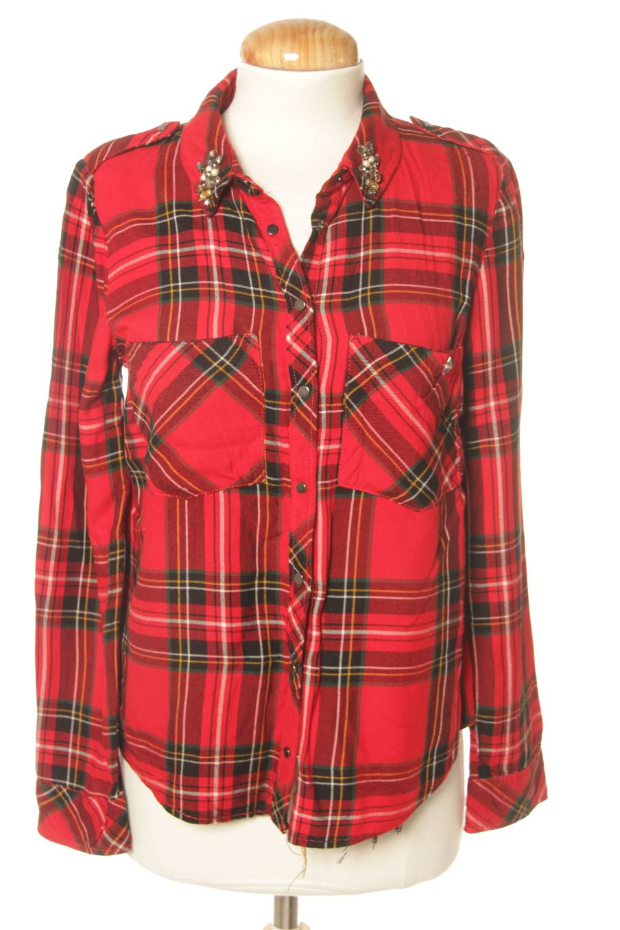 Camicia de Stradivarius de la talla S, de color quadri