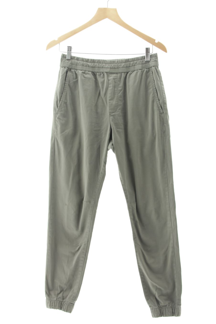 Pantalon Casual Zara de la taille S, de couleur vert de denim