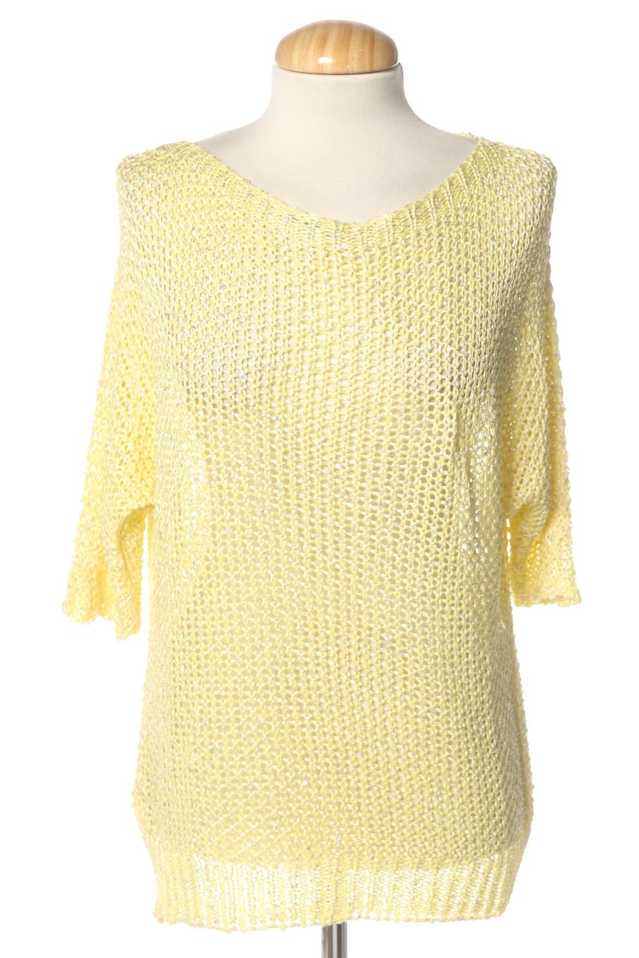 Pull Made in italy de la taille Taille unique, de couleur jaune