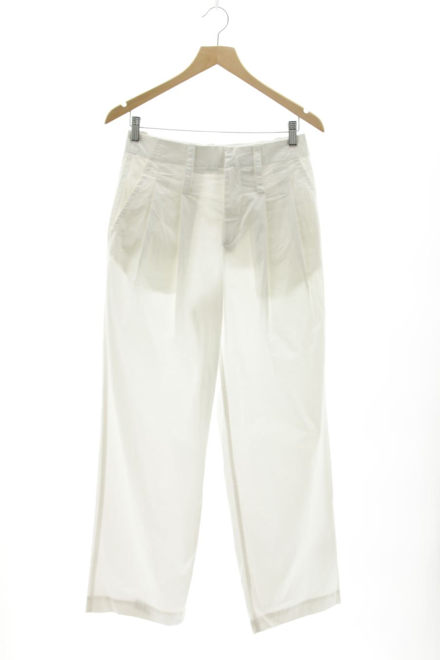 Pantaloni casual de Zara de la talla XS, de color bianco