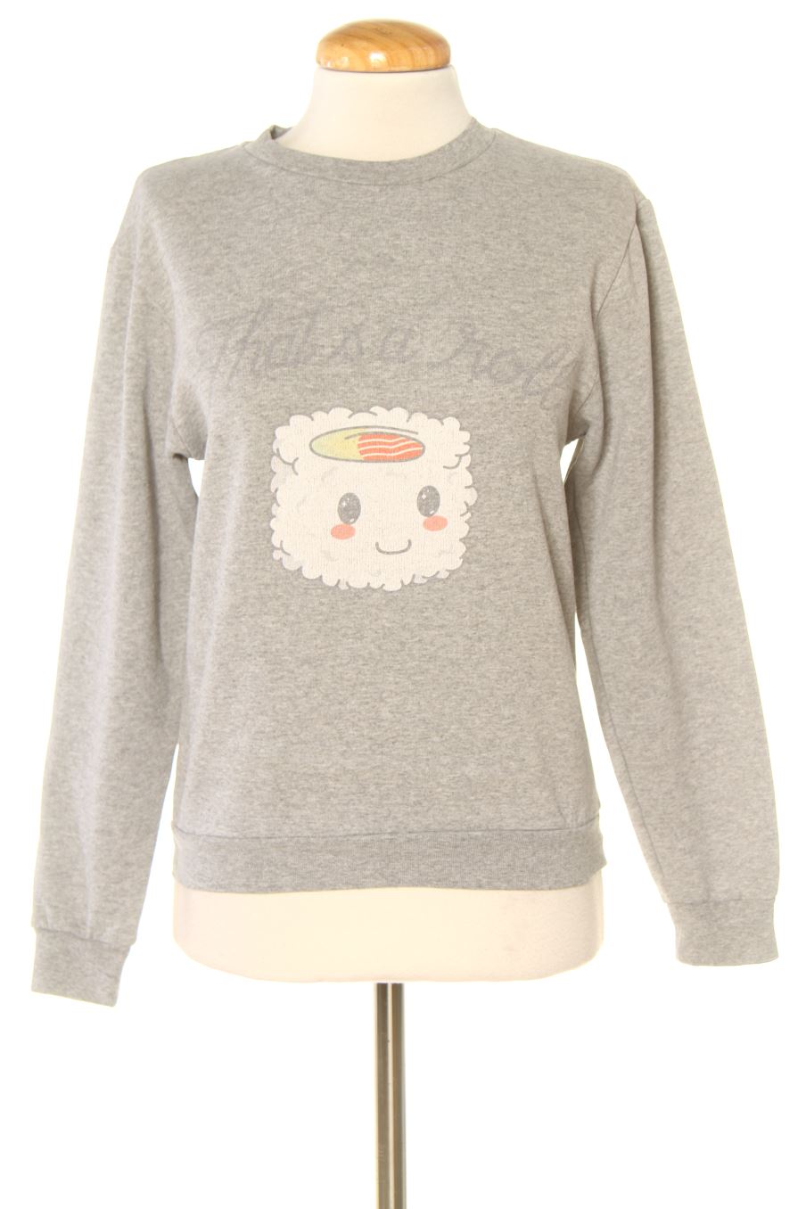 Felpa de rad. de la talla XS, de color grigio