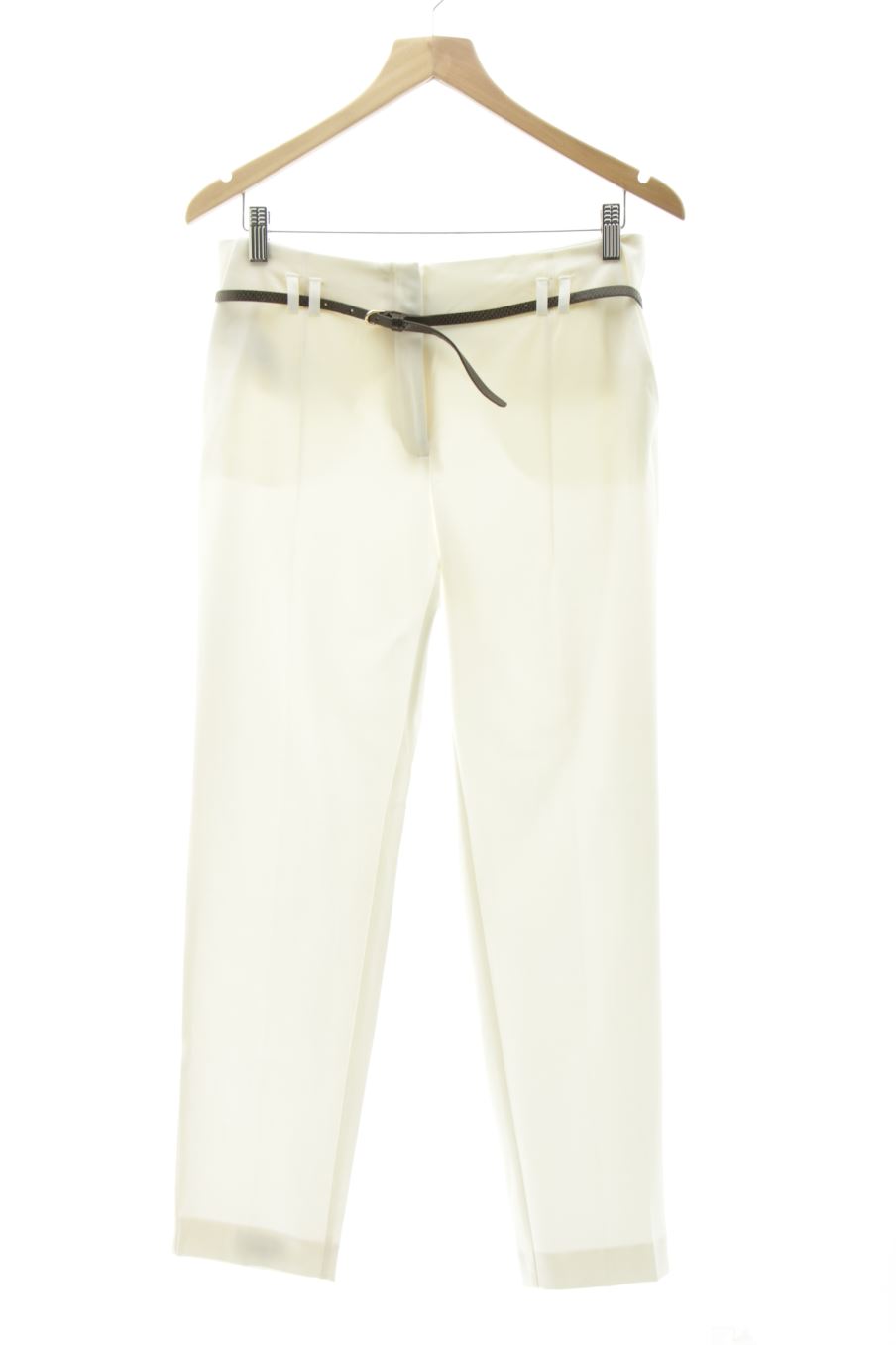 Pantalon MANGO SuiT de la taille 38, de couleur blanc