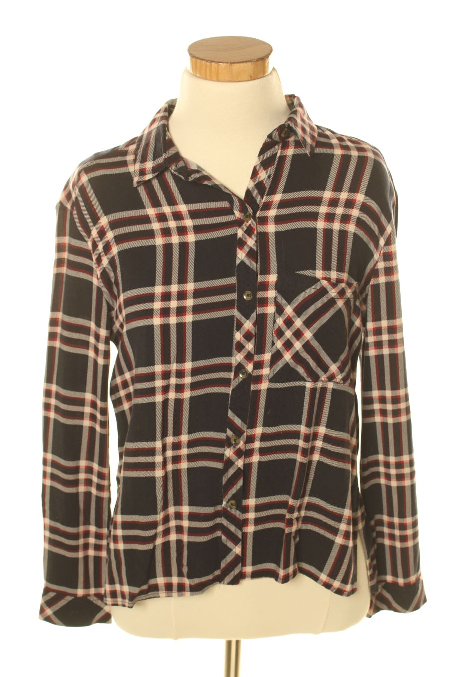 Chemise Bershka de la taille XS, de couleur carreaux