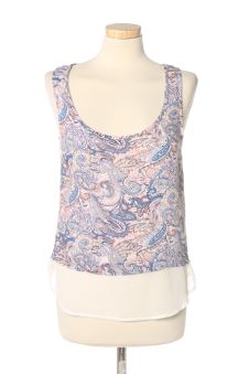 Blouse à manches courtes S Zebra