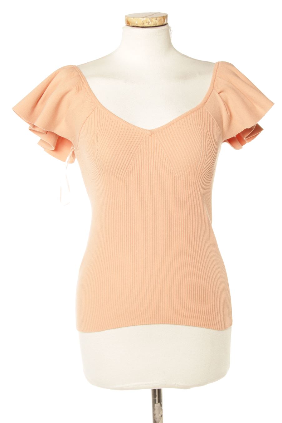 Top Mango de la taille XS, de couleur rose