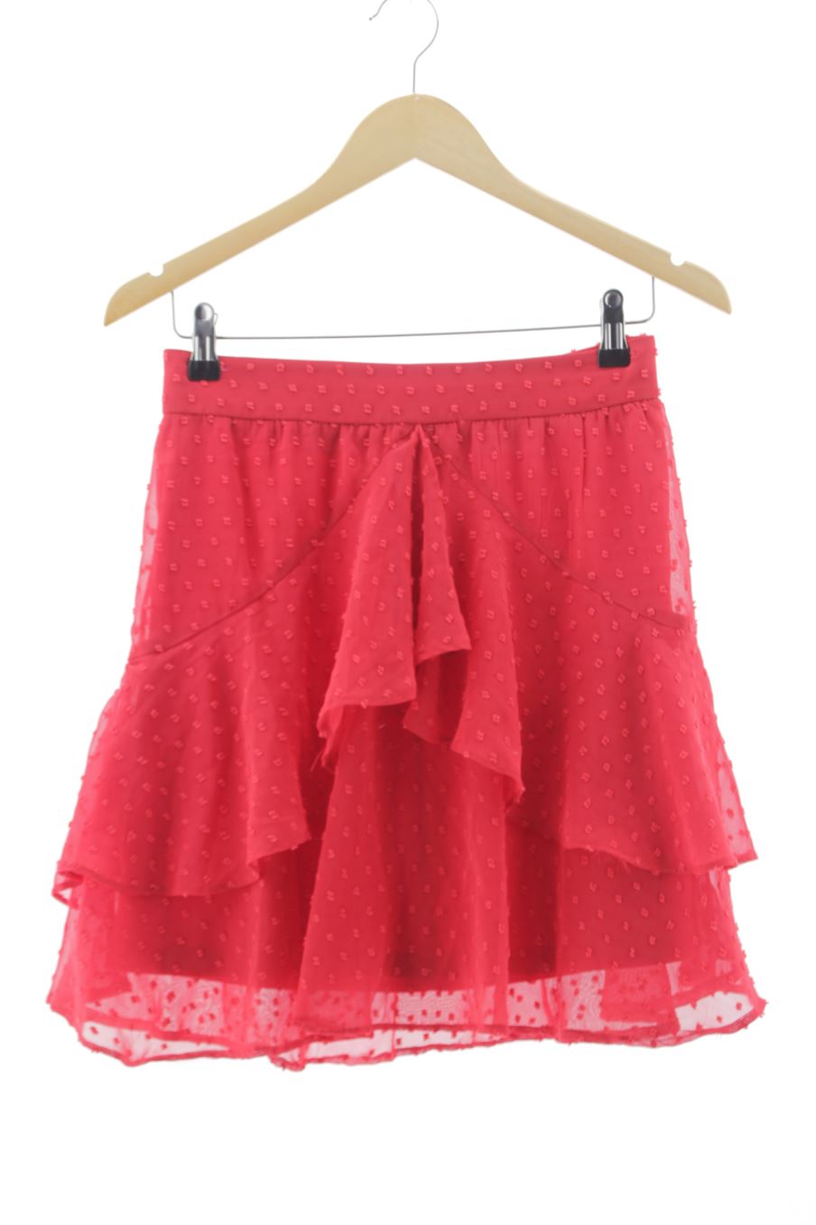 Jupe Boohoo de la taille 36, de couleur rouge