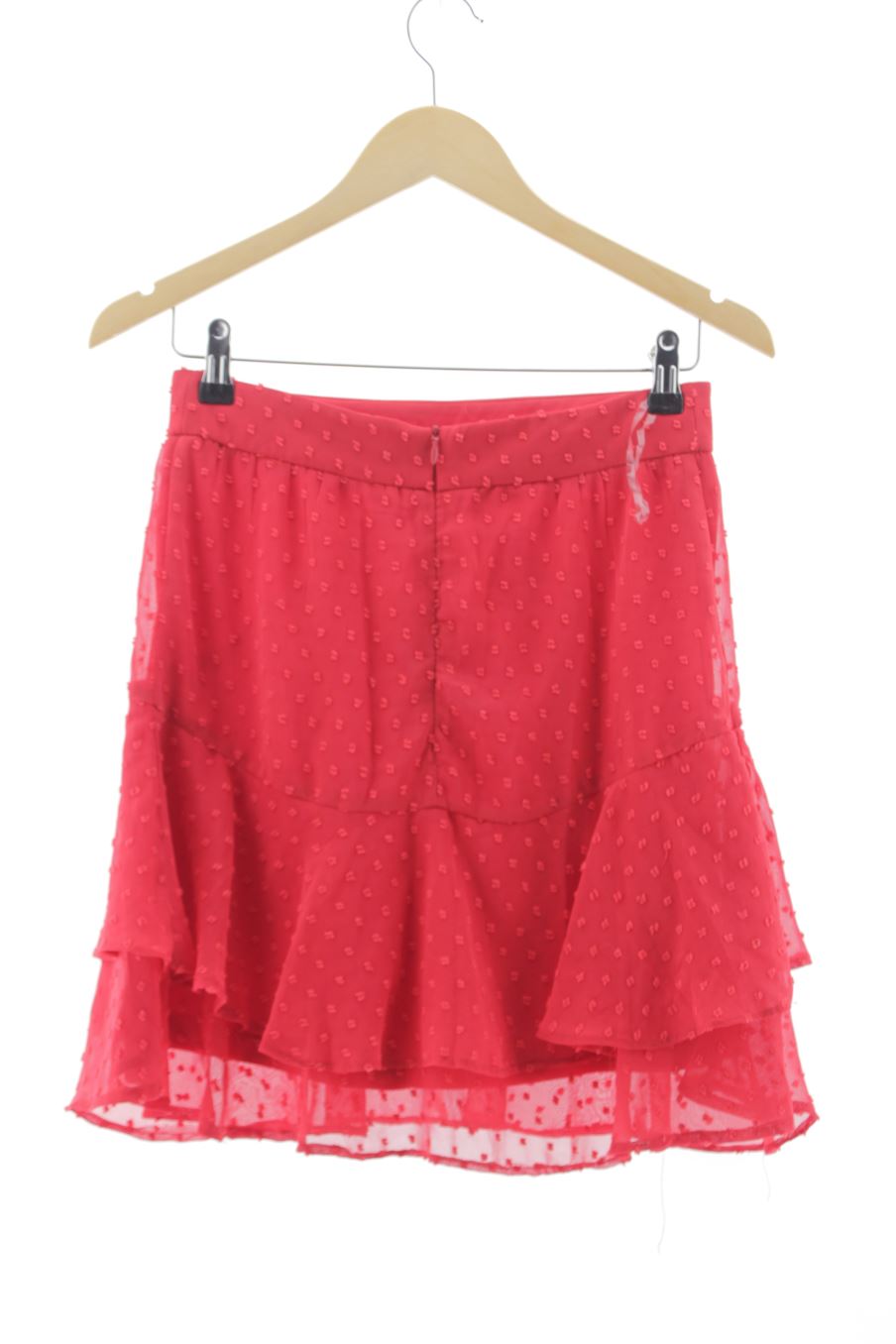 Jupe Boohoo de la taille 36, de couleur rouge