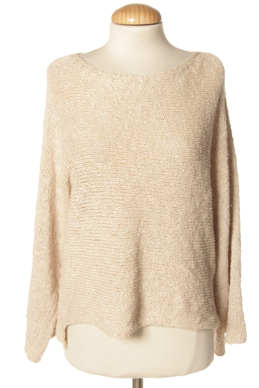 Pull Zara de la taille S, de couleur beige