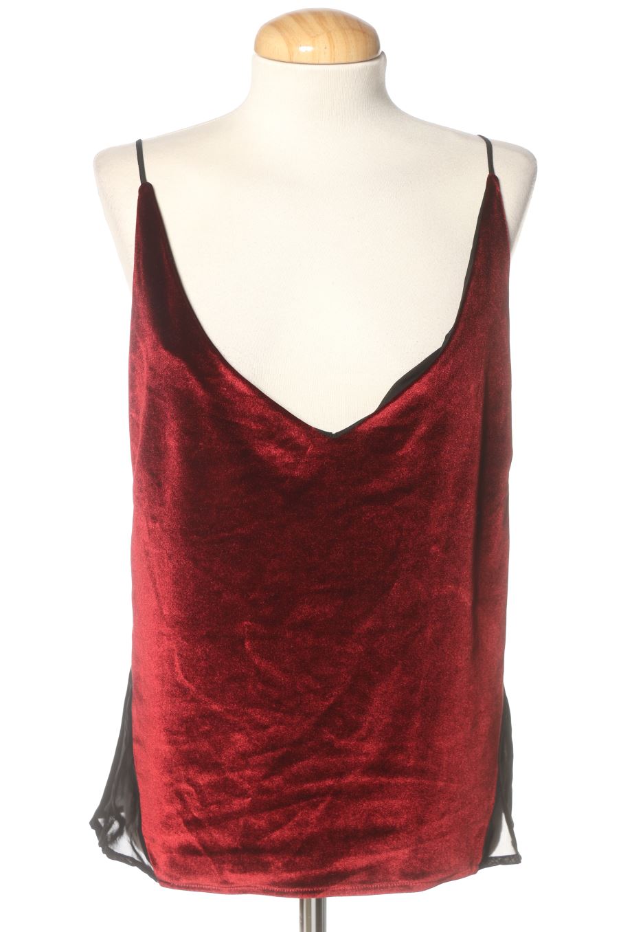Aufwändiges Top von Zara Größe M, Farbe Bordeaux, für
