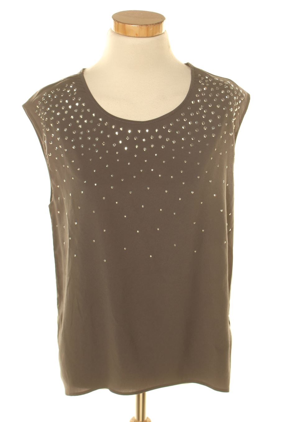 Top de H&M de la talla 34, de color gris
