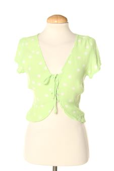 Blusa a maniche corte XS Bershka, foto 1 di 2