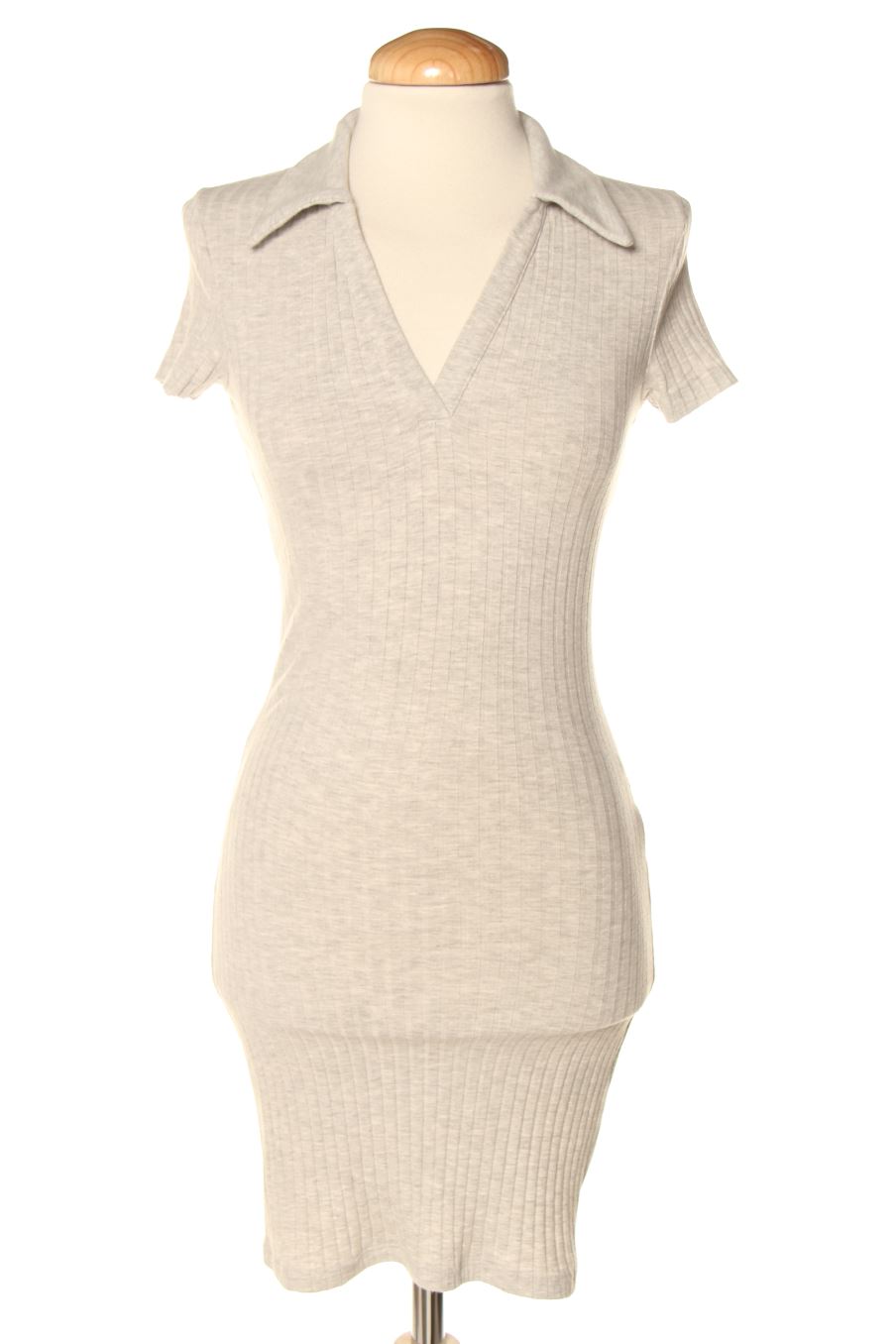 Vestido casual de H&M de la talla XS, de color gris