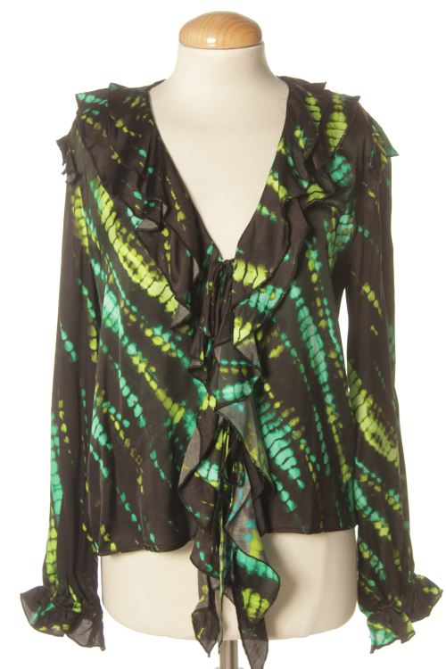 Blusa a maniche lunghe