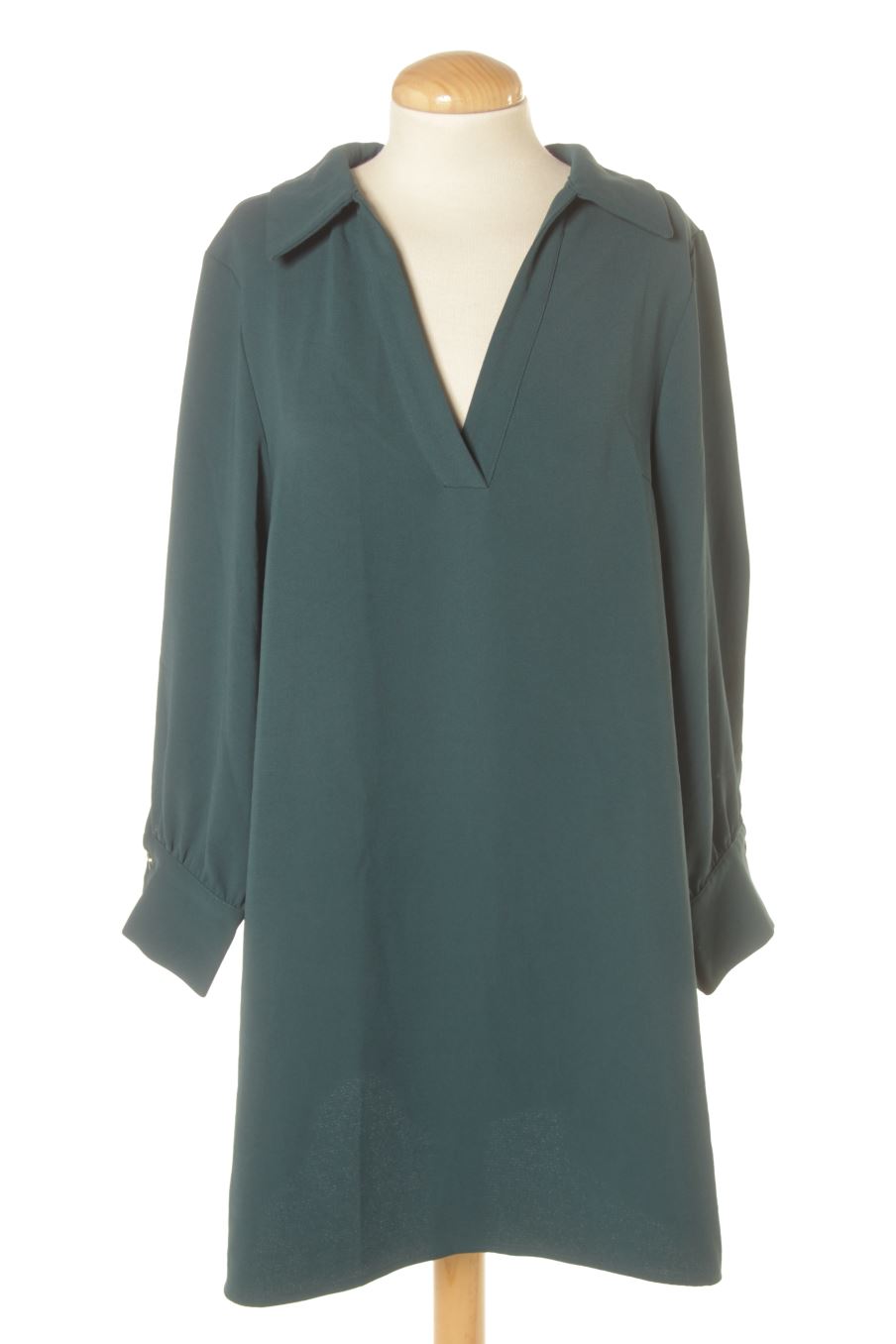 Robe casual Zara de la taille M, de couleur vert