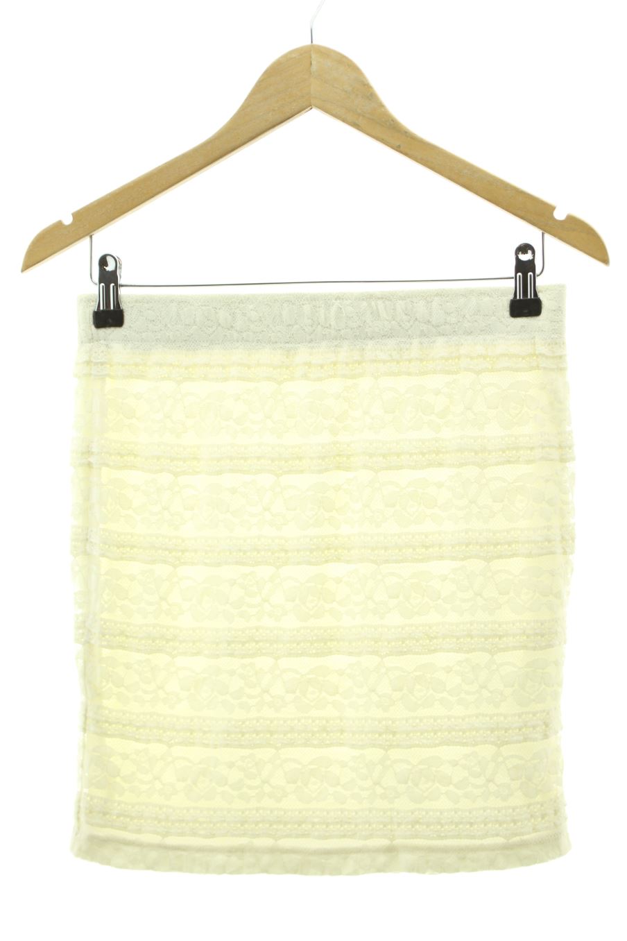 Jupe Camaieu de la taille 38, de couleur blanc