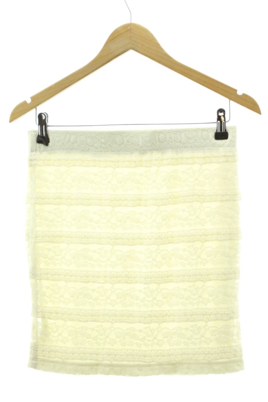 Jupe Camaieu de la taille 38, de couleur blanc