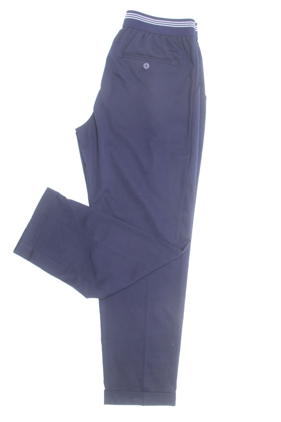Pantalon Trafaluc de la taille S, de couleur bleu marine