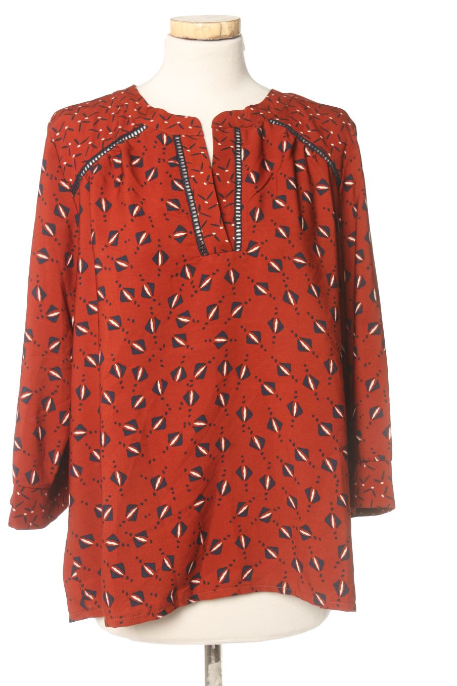 Blouse à manches longues Promod de la taille M, de couleur marron