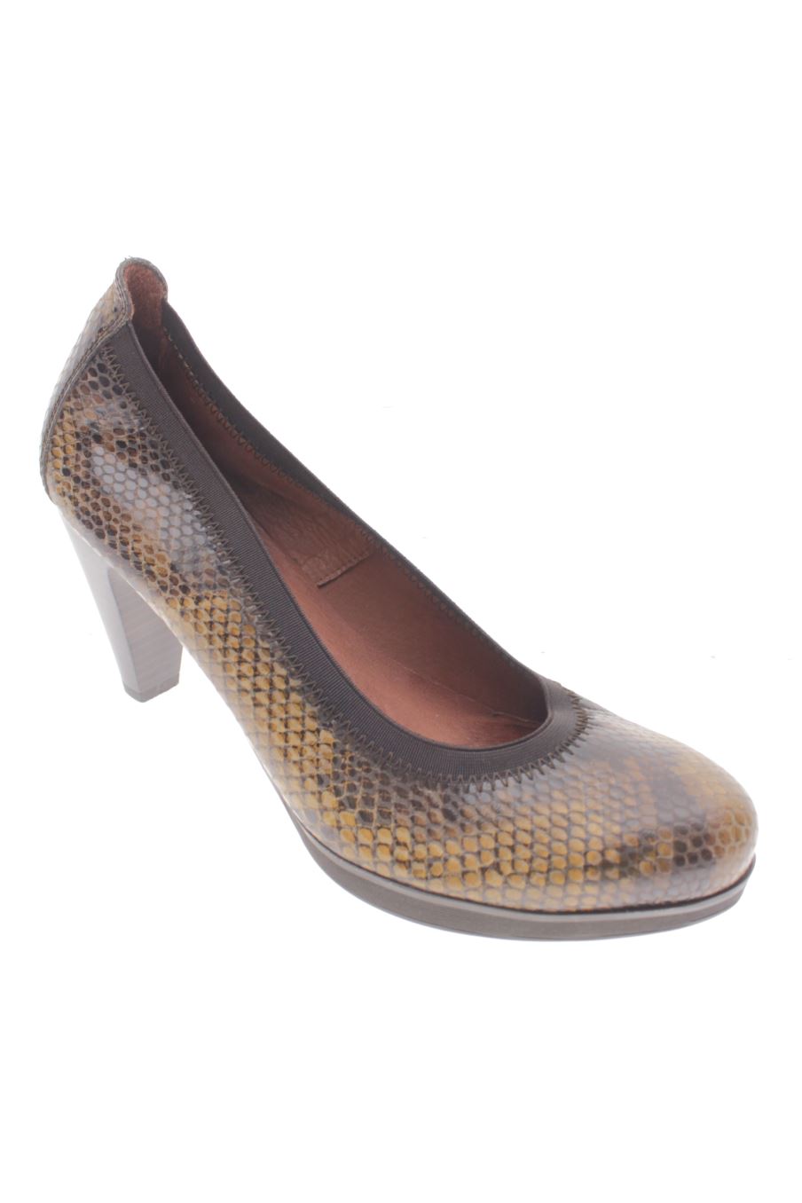 Zapatos de tacon de Hispanitas de la talla 39, de color animal print de