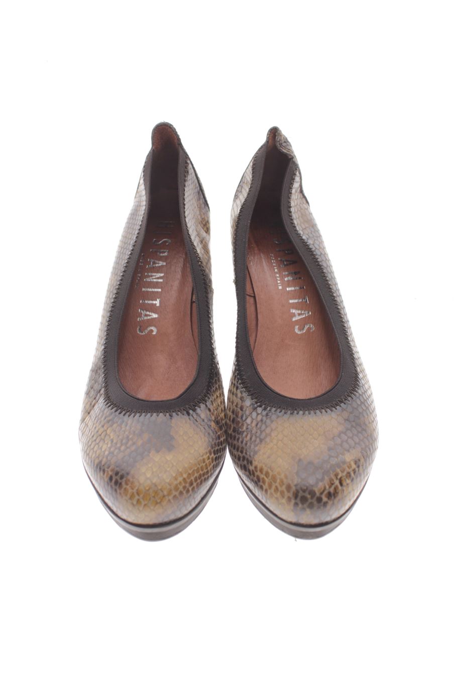 Zapatos de tacon de Hispanitas de la talla 39, de color animal print de