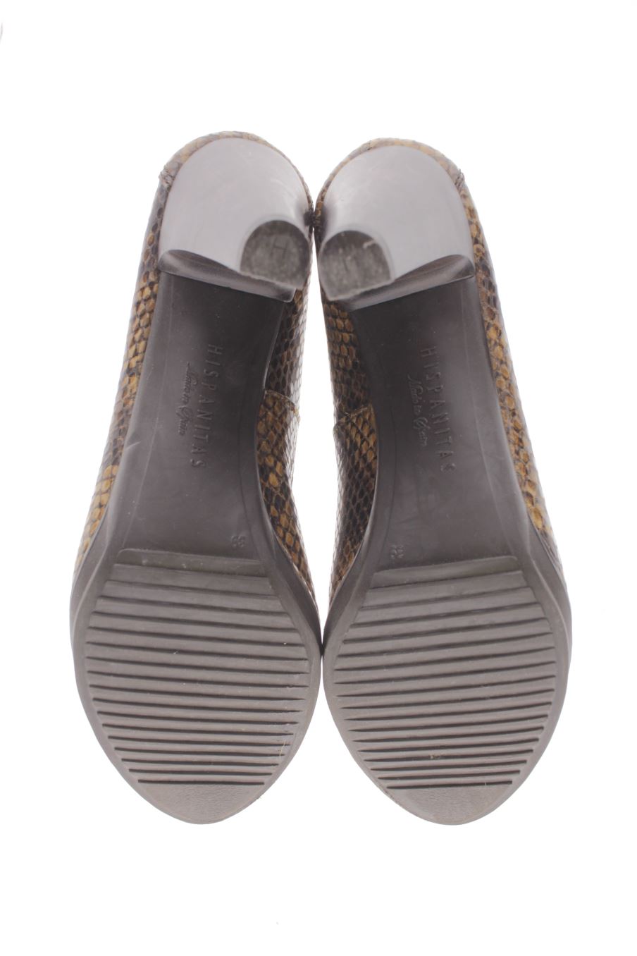 Zapatos de tacon de Hispanitas de la talla 39, de color animal print de